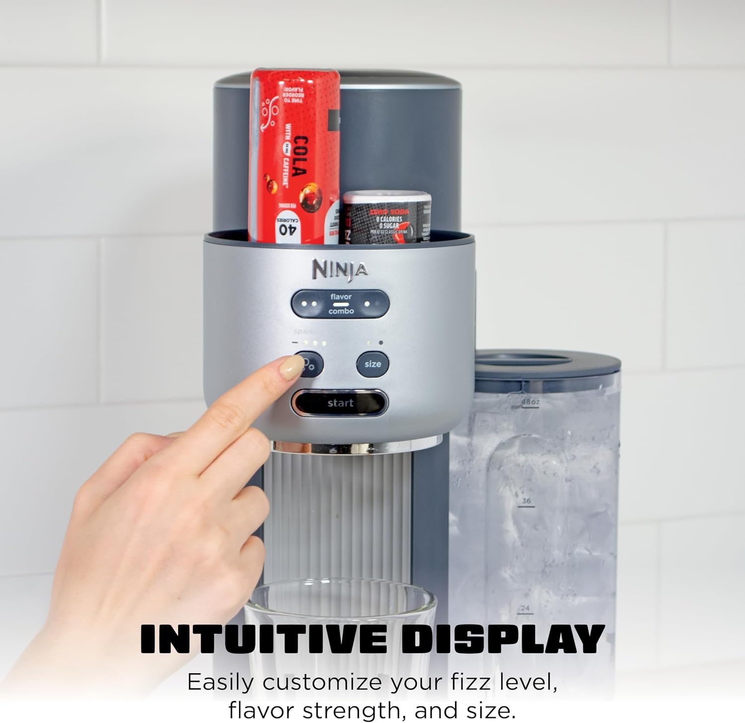 image:imageNinja Thirsti Ultimate Drink System Soda Maker Pink WC3001PK1Cyberspace