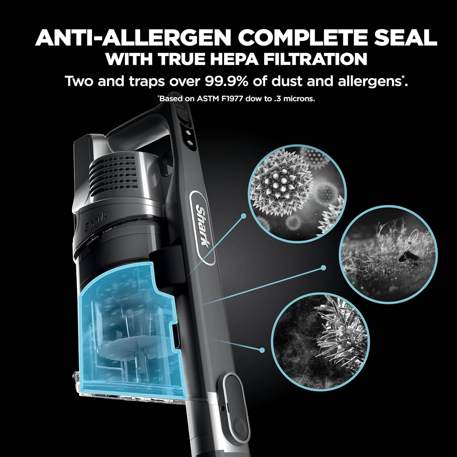 image:imageShark Cordless Pet Cordless Lightweight Stick Vacuum Cleaner IY143HBlack