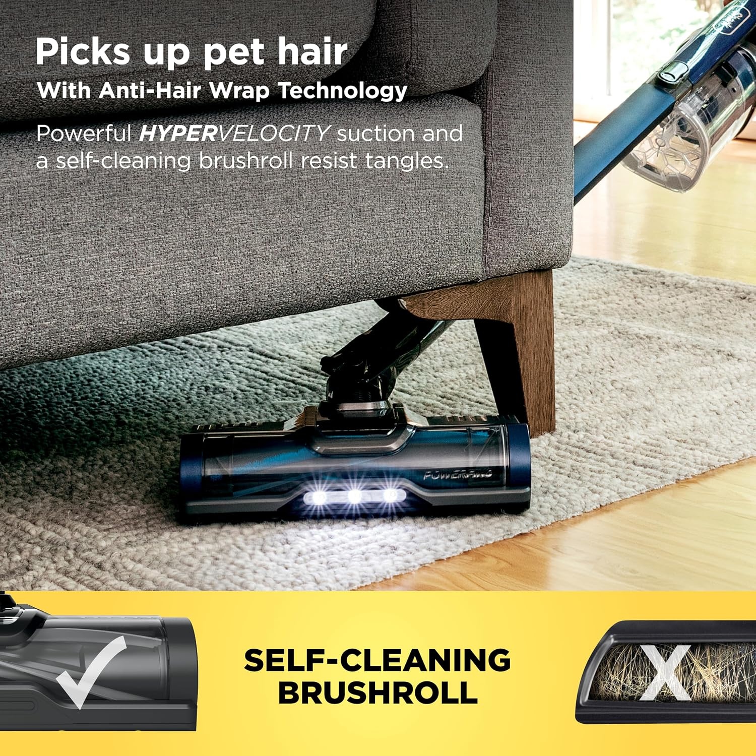 image:imageShark Cordless Pet Cordless Lightweight Stick Vacuum Cleaner IY143HBlue