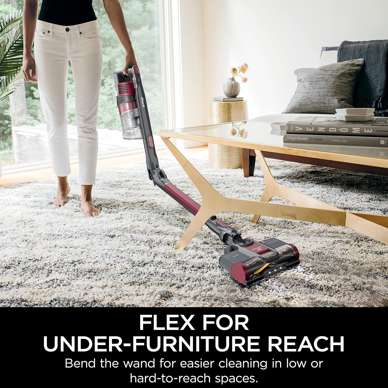 image:imageShark Cordless Pet Cordless Lightweight Stick Vacuum Cleaner IY143HRaspberry