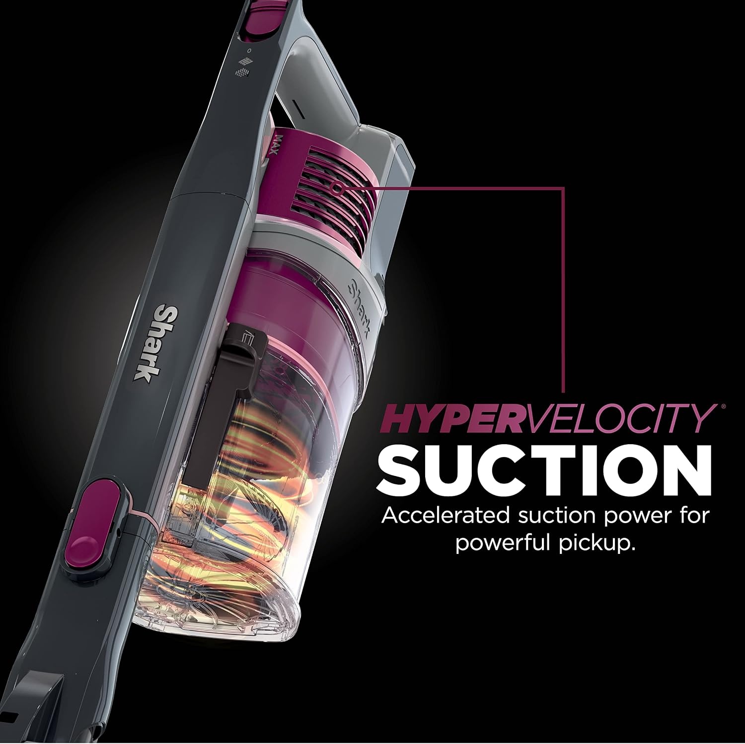 image:imageShark Cordless Pet Cordless Lightweight Stick Vacuum Cleaner IY143HRaspberry