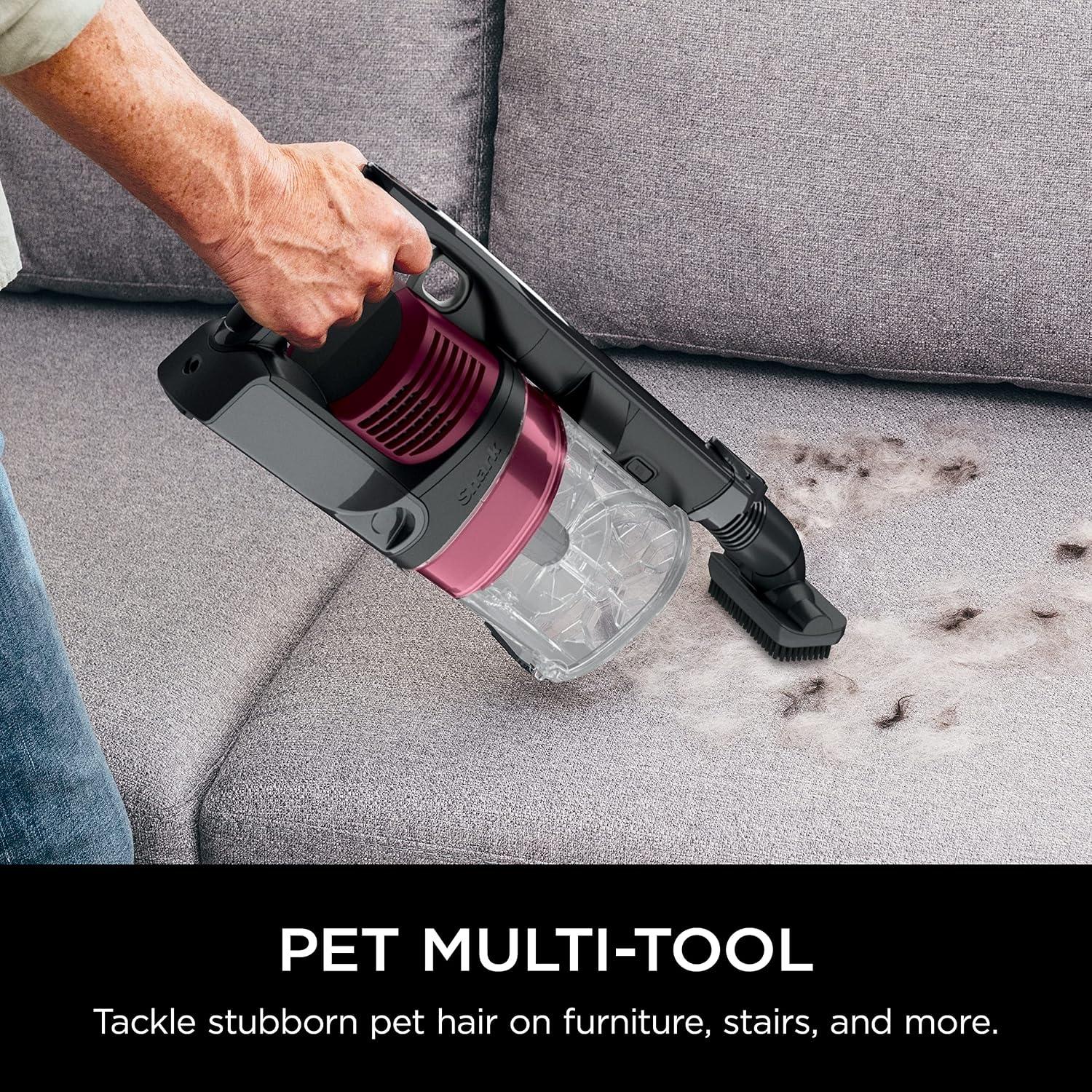 image:imageShark Cordless Pet Cordless Lightweight Stick Vacuum Cleaner IY143HRaspberry