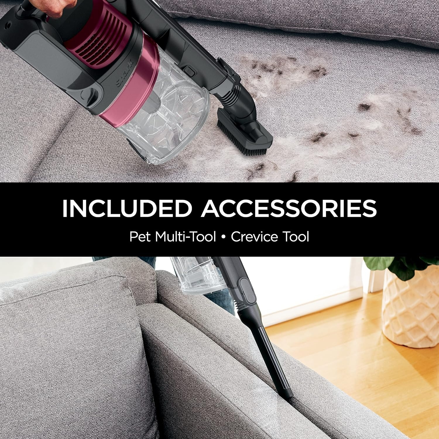 image:imageShark Cordless Pet Cordless Lightweight Stick Vacuum Cleaner IY143HRaspberry