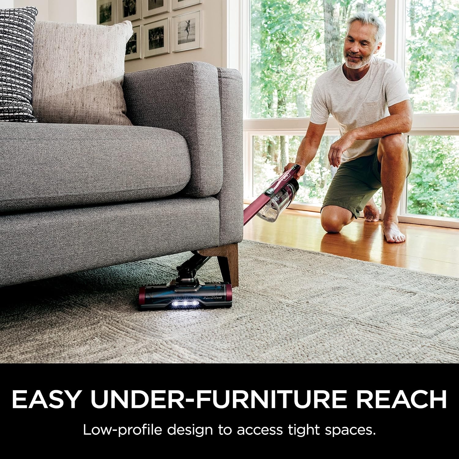 image:imageShark Cordless Pet Cordless Lightweight Stick Vacuum Cleaner IY143HRed