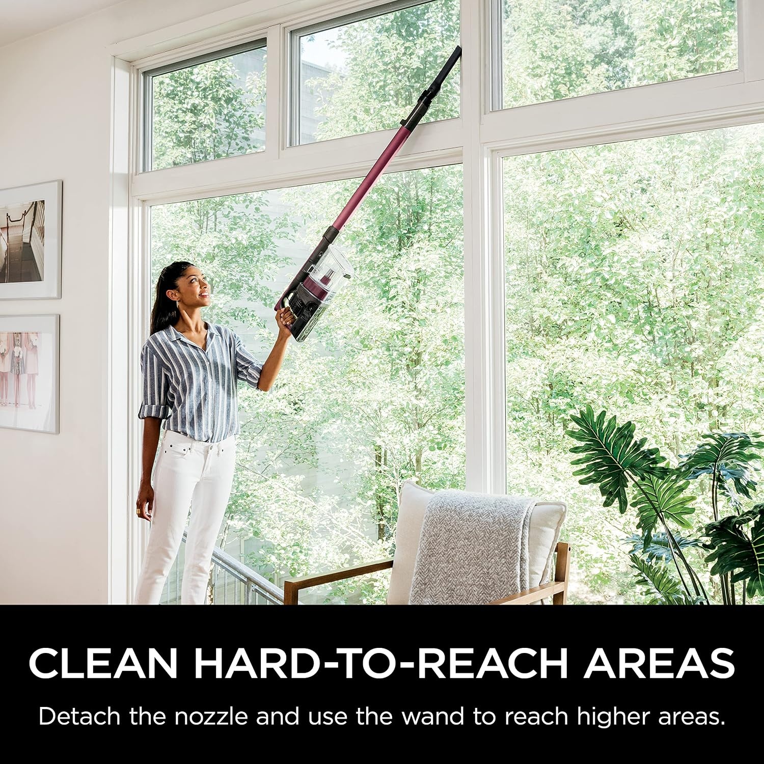 image:imageShark Cordless Pet Cordless Lightweight Stick Vacuum Cleaner IY143HRed