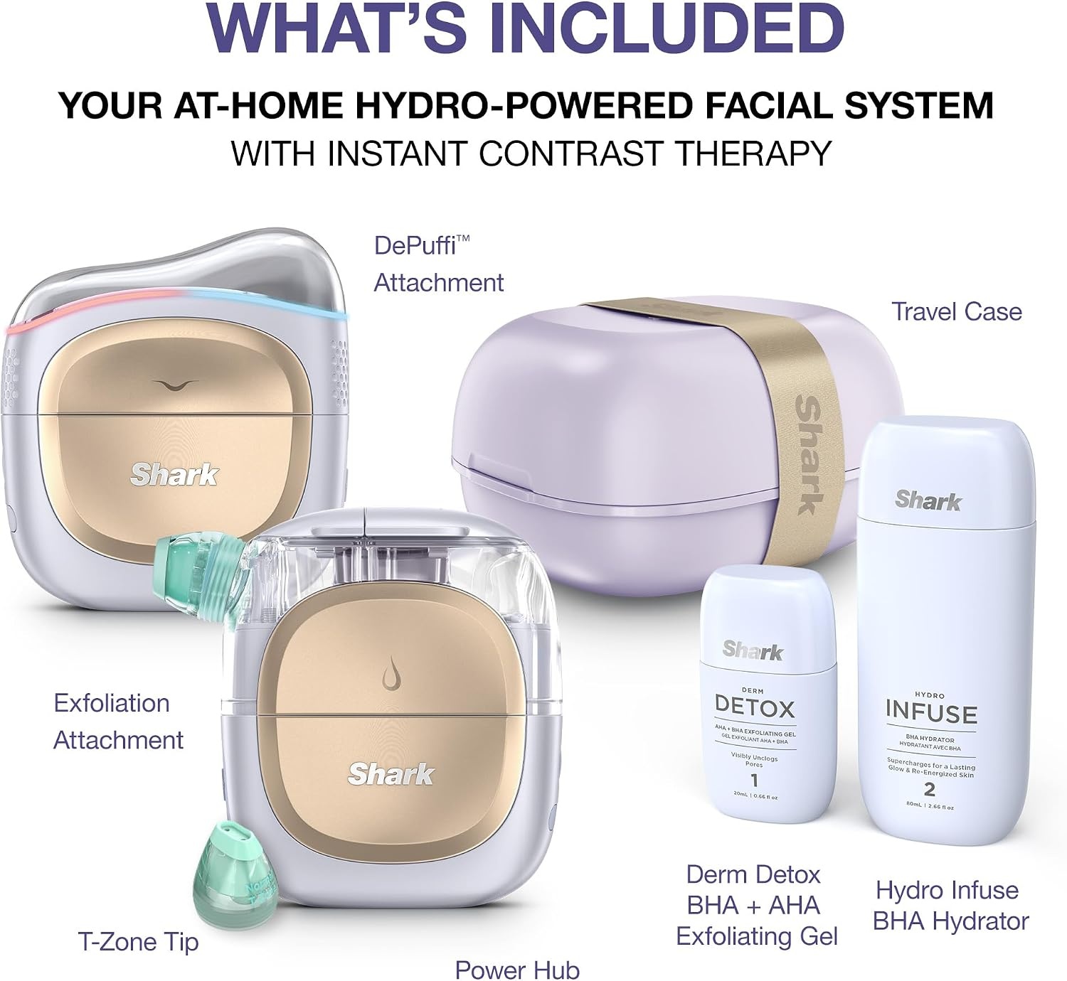 image:imageShark DePuffi Instant Contrast Therapy Tool Pink FH220PKFacialpro Glow Depuffi Pink