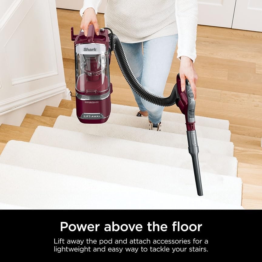 image:imageShark Detect Pro LiftAway ADV Vacuum DuoClean Detect Evergreen LA802Detect LiftAway Burgundy