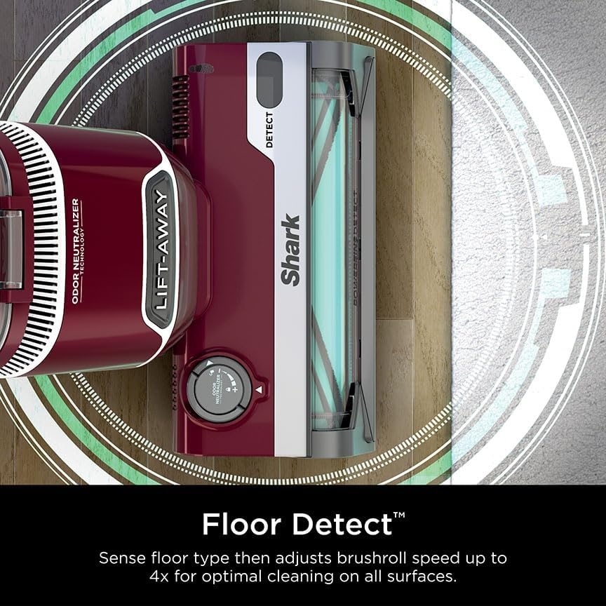 image:imageShark Detect Pro LiftAway ADV Vacuum DuoClean Detect Evergreen LA802Detect LiftAway Burgundy