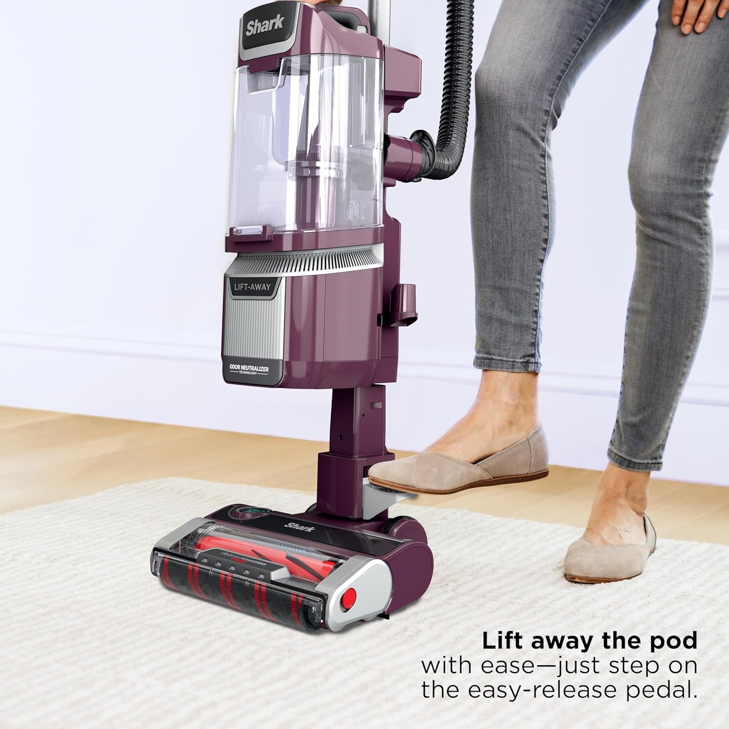 image:imageShark Detect Pro LiftAway ADV Vacuum DuoClean Detect Evergreen LA802Rotator Pet LiftAway w DuoClean