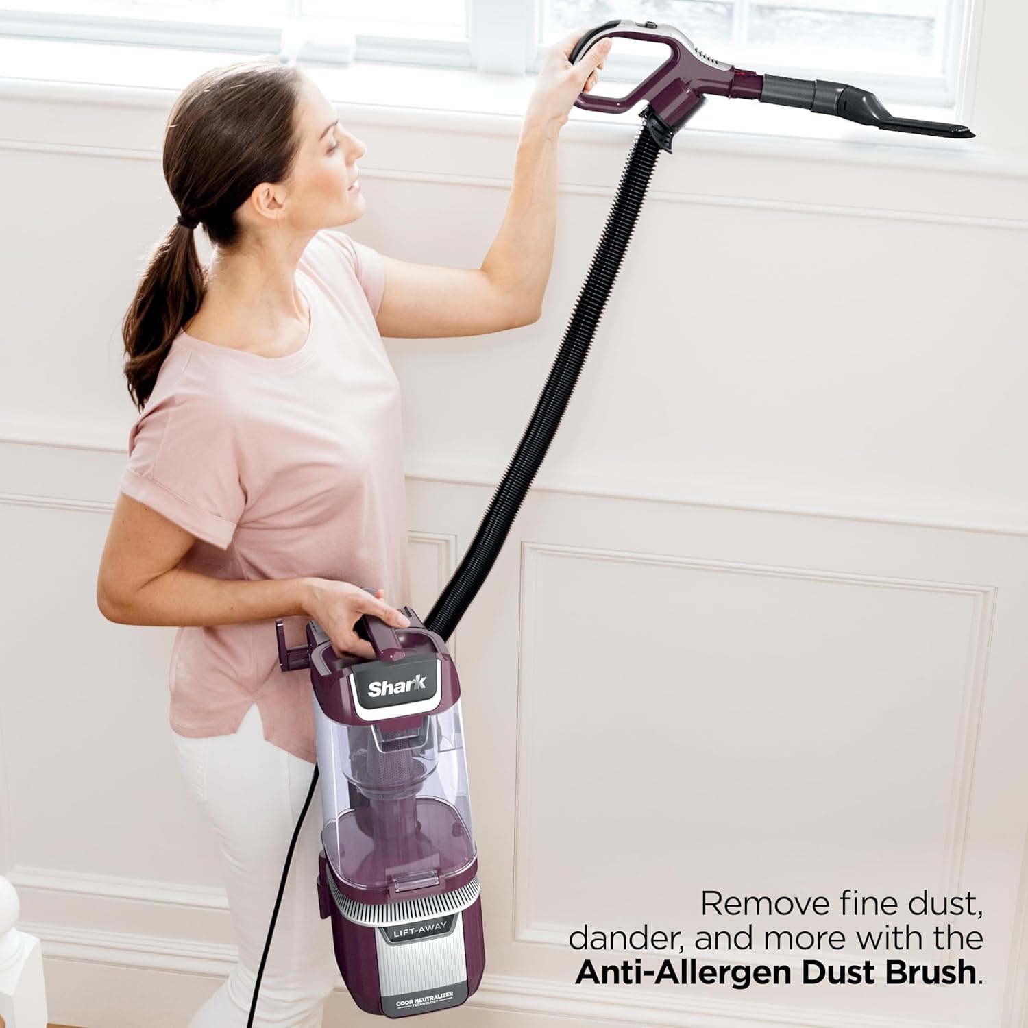 image:imageShark Detect Pro LiftAway ADV Vacuum DuoClean Detect Evergreen LA802Rotator Pet LiftAway w DuoClean