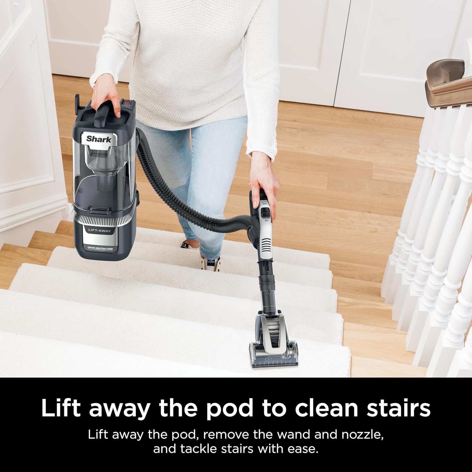 image:imageShark Detect Pro LiftAway ADV Vacuum DuoClean Detect Evergreen LA802Rotator Pet Pro LiftAway w DuoClean