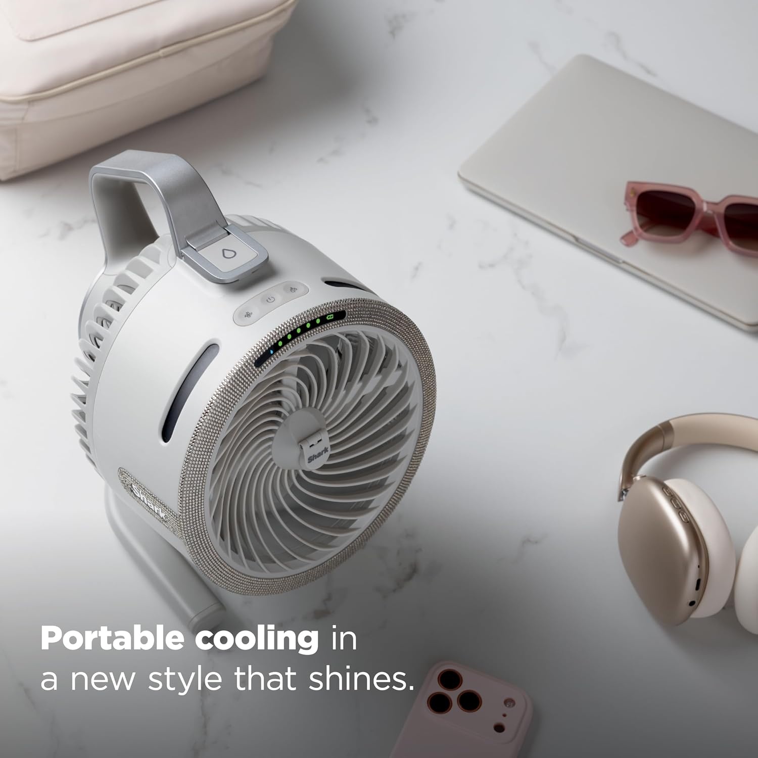 image:imageShark FlexBreeze HydroGo Pro Portable Misting Fan Peony FA056PKDiamond