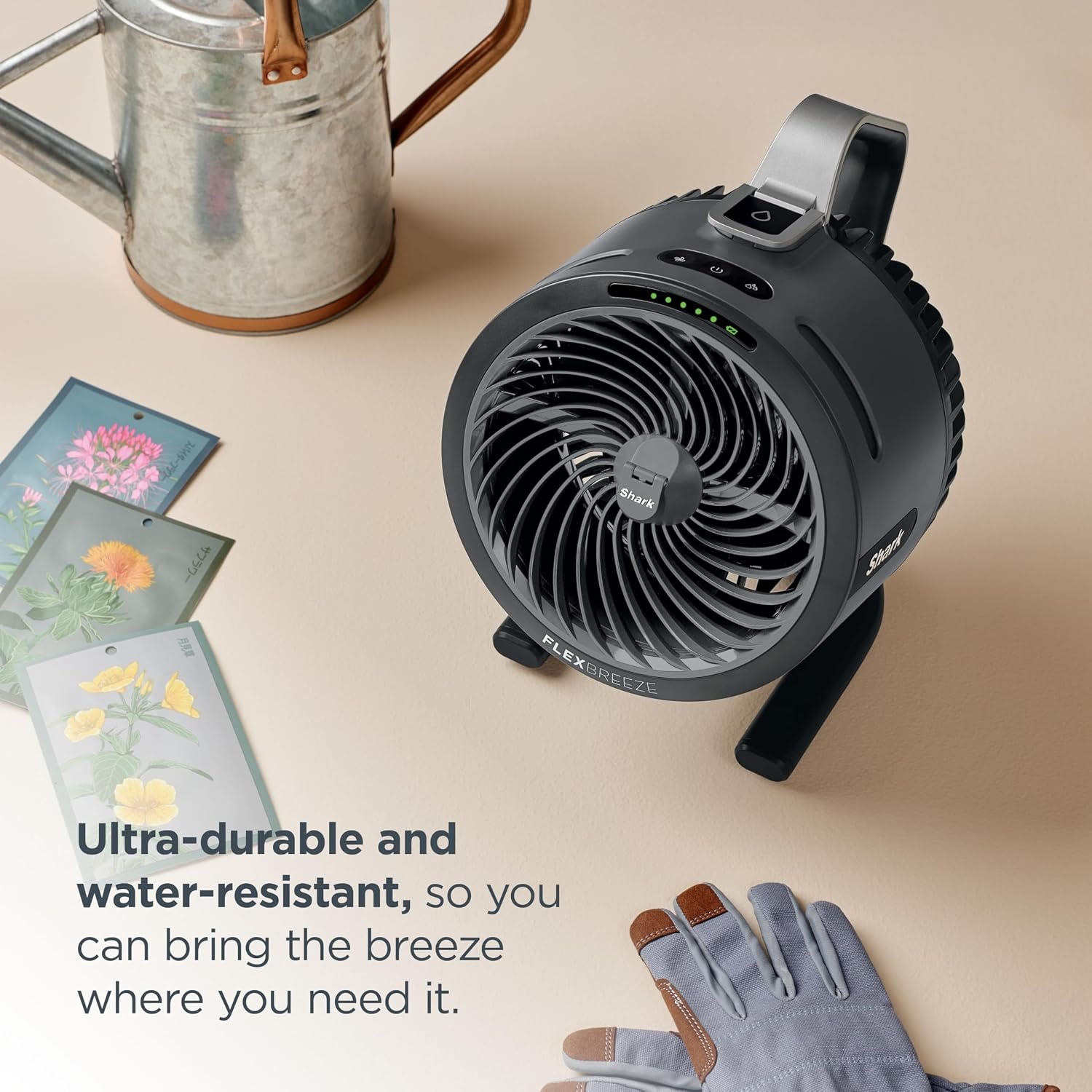 image:imageShark FlexBreeze HydroGo Pro Portable Misting Fan Peony FA056PKDune