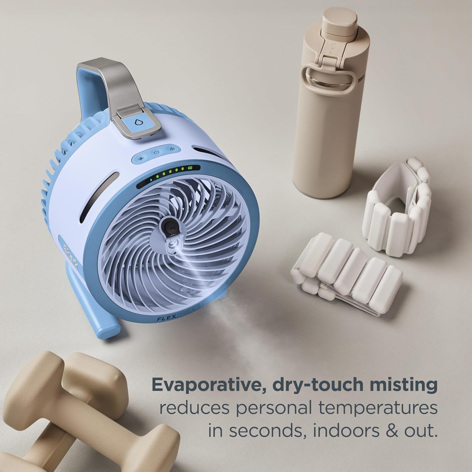 image:imageShark FlexBreeze HydroGo Pro Portable Misting Fan Peony FA056PKPeony