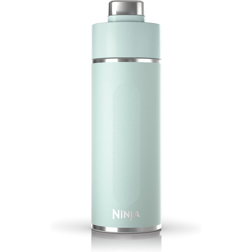 image:imageNinja DW2401GY Thirsti 24oz Travel Water Bottle For Carbonated Sparkling Drinks Colder and Fizzier Longer Leak Proof 24 Hrs Cold Dishwasher Safe Stainless Steel Insulated Tumbler Charcoal GrayMint