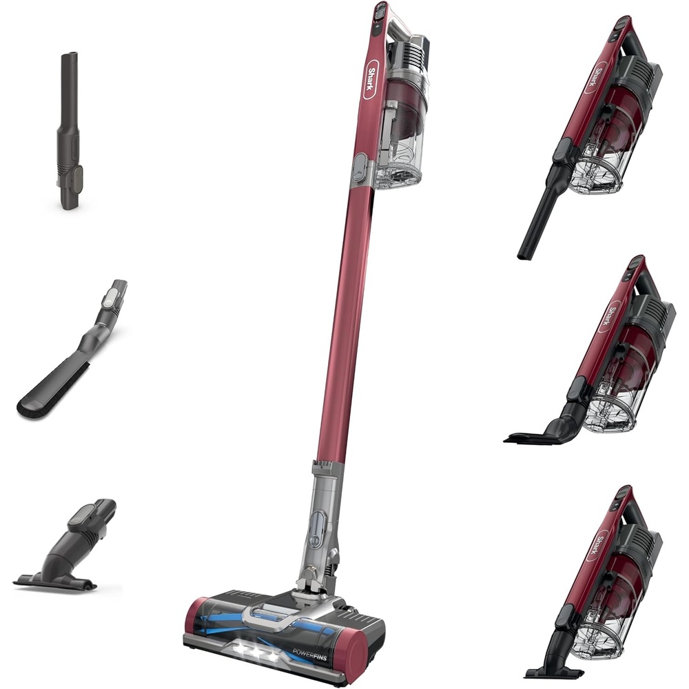 image:imageShark Cordless Pet Cordless Lightweight Stick Vacuum Cleaner IY143HRed