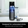 Ninja DW2401GY Thirsti 24oz Travel Water Bottle, For Carbonated Sparkling Drinks, Colder and Fizzier Longer, Leak Proof, 24 Hrs Cold, Dishwasher Safe, Stainless Steel Insulated Tumbler, Charcoal Gray(Gray)
