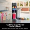 Ninja Thirsti Drink System, Soda Maker, Create Unique Sparkling & Still Drinks, Personalize Size & Flavor, Carbonated Water Machine, 60L CO2 Cylinder & Variety of Flavored Water Drops, Black WC1001(Black)