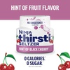 Ninja Thirsti Flavored Water Drops, SELTZER Black Cherry, Crisp and Refreshing Sparkling Water, Zero Calories, Zero Sugar, Zero Sweeteners, Makes 20, 12oz drinks, 3 Pack, WCFCHYAM(Black Cherry)