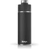 Ninja DW2401GY Thirsti 24oz Travel Water Bottle, For Carbonated Sparkling Drinks, Colder and Fizzier Longer, Leak Proof, 24 Hrs Cold, Dishwasher Safe, Stainless Steel Insulated Tumbler, Charcoal Gray(Black)