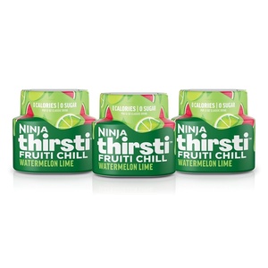 Ninja Thirsti Flavored Water Drops, Berry Burst, Zero Calories(Watermelon Lime)