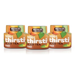 Ninja Thirsti Flavored Water Drops, Fruiti Chill+ Lemon Lime, Zero Calories(Peach Iced Tea)