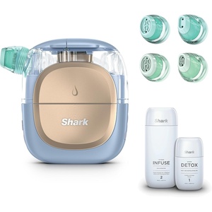 Shark DePuffi Instant Contrast Therapy Tool, Pink, FH220PK(Facialpro Glow (Blue))
