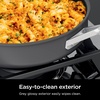 Ninja CW60020 NeverStick Comfort Grip 8″ Fry Pan, Nonstick, Durable, Scratch Resistant, Dishwasher Safe, Oven Safe to 400°F, Silicone Handles, Grey(8” Fry Pan)