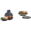 Ninja Air Fryer, 4QT Crispi System + 3 Containers with Storage Lids, Air Fryer, Microwave, Freezer & Dishwasher Safe, Non Toxic Portable Cooking System, Compatible with Ninja FN100 Crispi Series(Crispi Deluxe)
