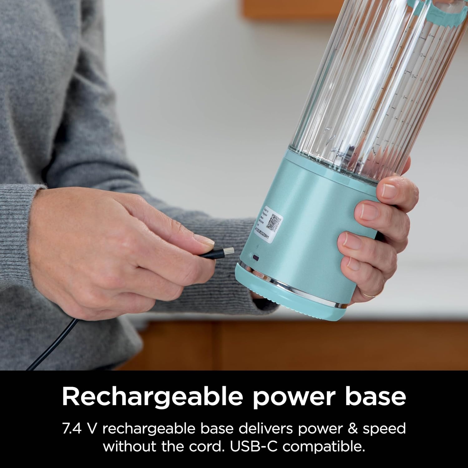 image:imageNinja Blast Portable Blender Cordless 18oz Vessel Black BC151BKAqua