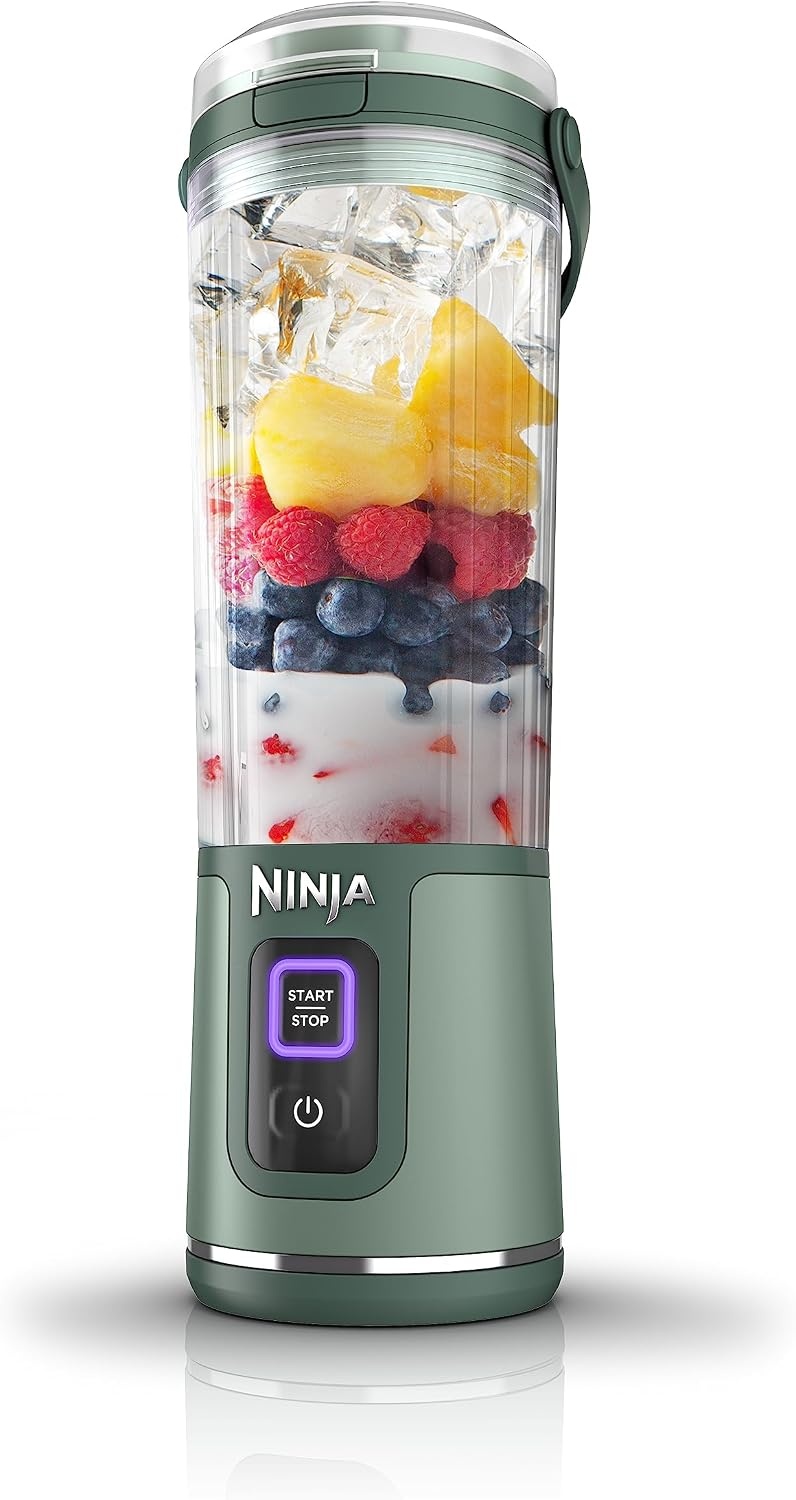 image:imageNinja Blast Portable Blender Cordless 18oz Vessel Black BC151BKForest Green