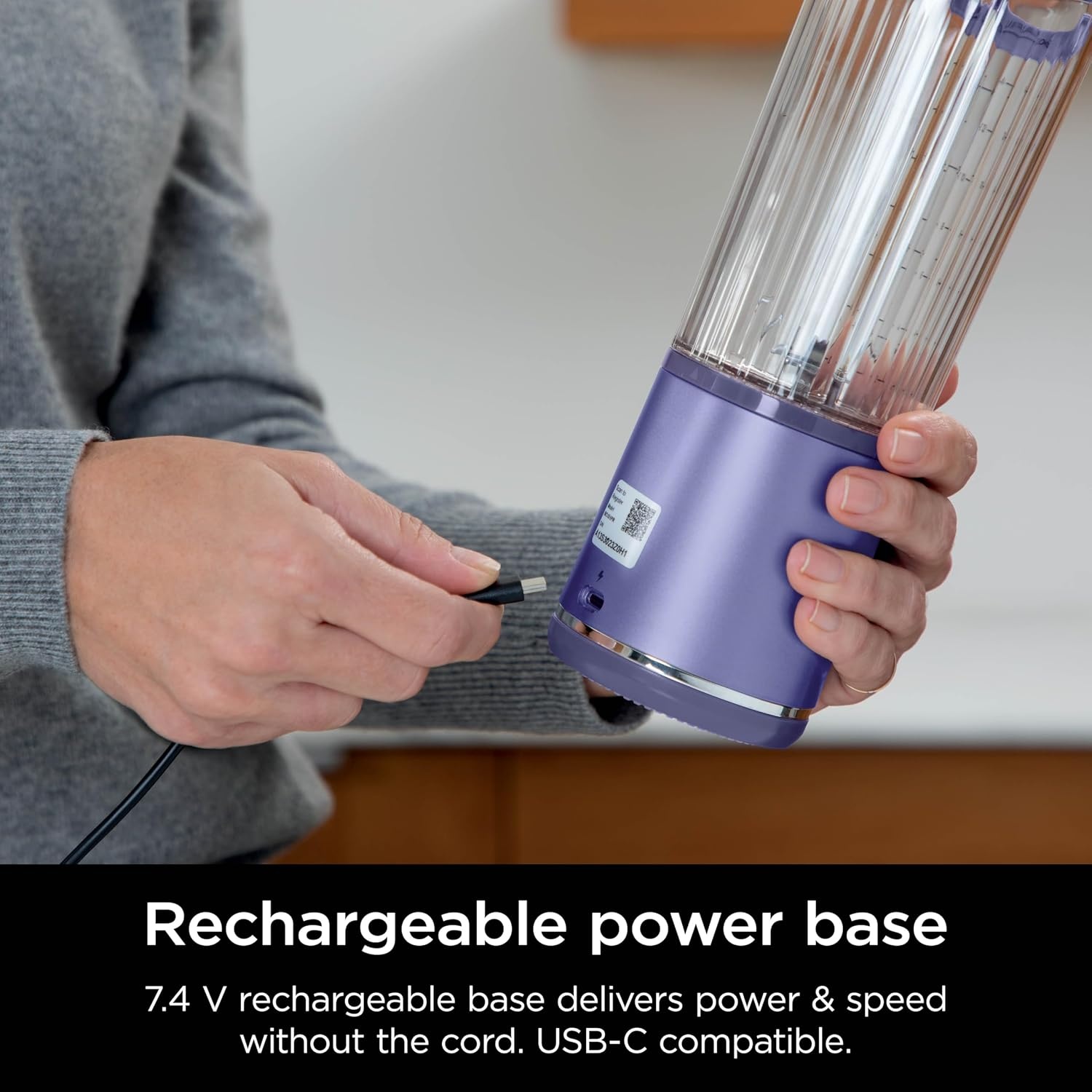 image:imageNinja Blast Portable Blender Cordless 18oz Vessel Black BC151BKGalaxy Purple