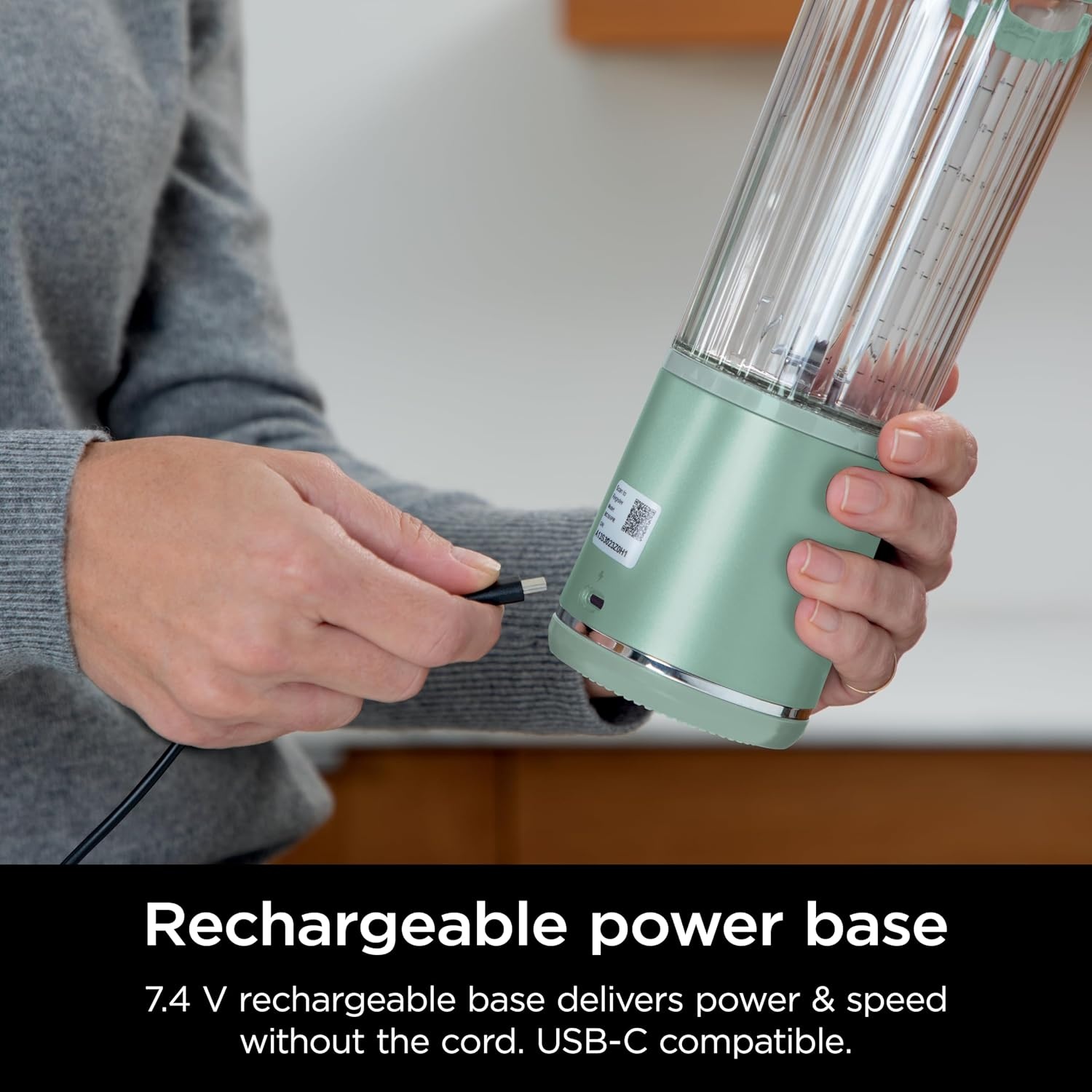 image:imageNinja Blast Portable Blender Cordless 18oz Vessel Black BC151BKMint