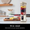 Ninja Blast Portable Blender, Cordless, 18oz Vessel, Black, BC151BK(Cream)