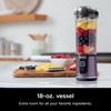 Ninja Blast Portable Blender, Cordless, 18oz Vessel, Black, BC151BK(Metallic Purple)