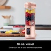 Ninja Blast Portable Blender, Cordless, 18oz Vessel, Black, BC151BK(Peach  Stone)