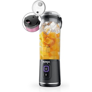 Ninja Blast Portable Blender, Cordless, 18oz Vessel, Black, BC151BK(Metallic Black)