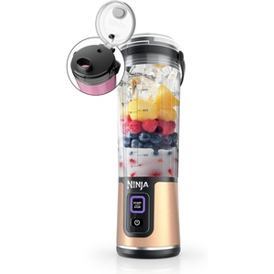Ninja Blast Portable Blender, Cordless, 18oz Vessel, Black, BC151BK(Metallic Copper)