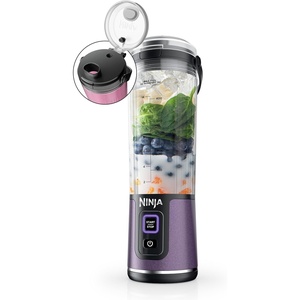 Ninja Blast Portable Blender, Cordless, 18oz Vessel, Black, BC151BK(Metallic Purple)