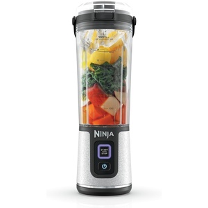Ninja Blast Portable Blender, Cordless, 18oz Vessel, Black, BC151BK(White Glitter)