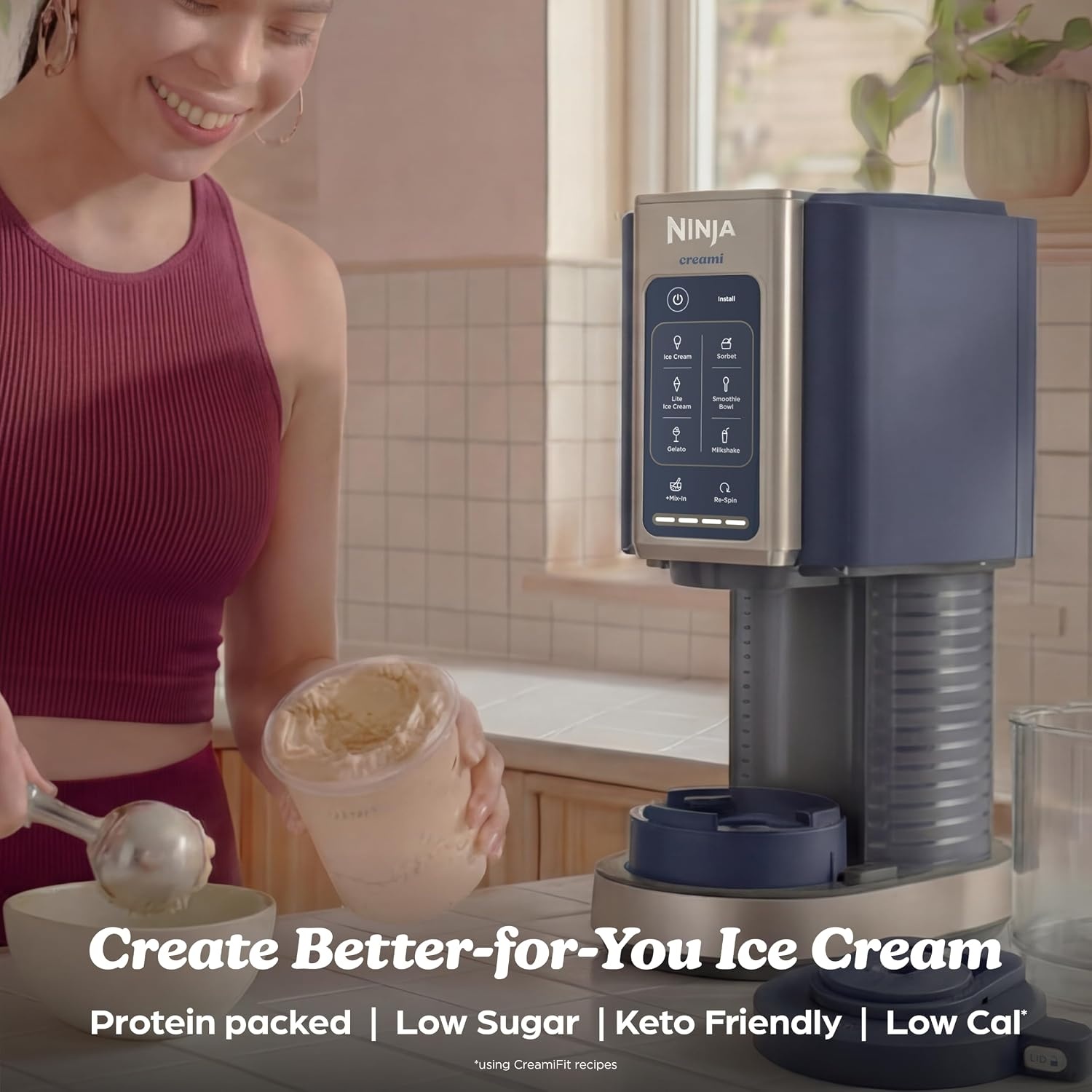 image:imageNinja Creami 7in1 Ice Cream Maker Navy NC351