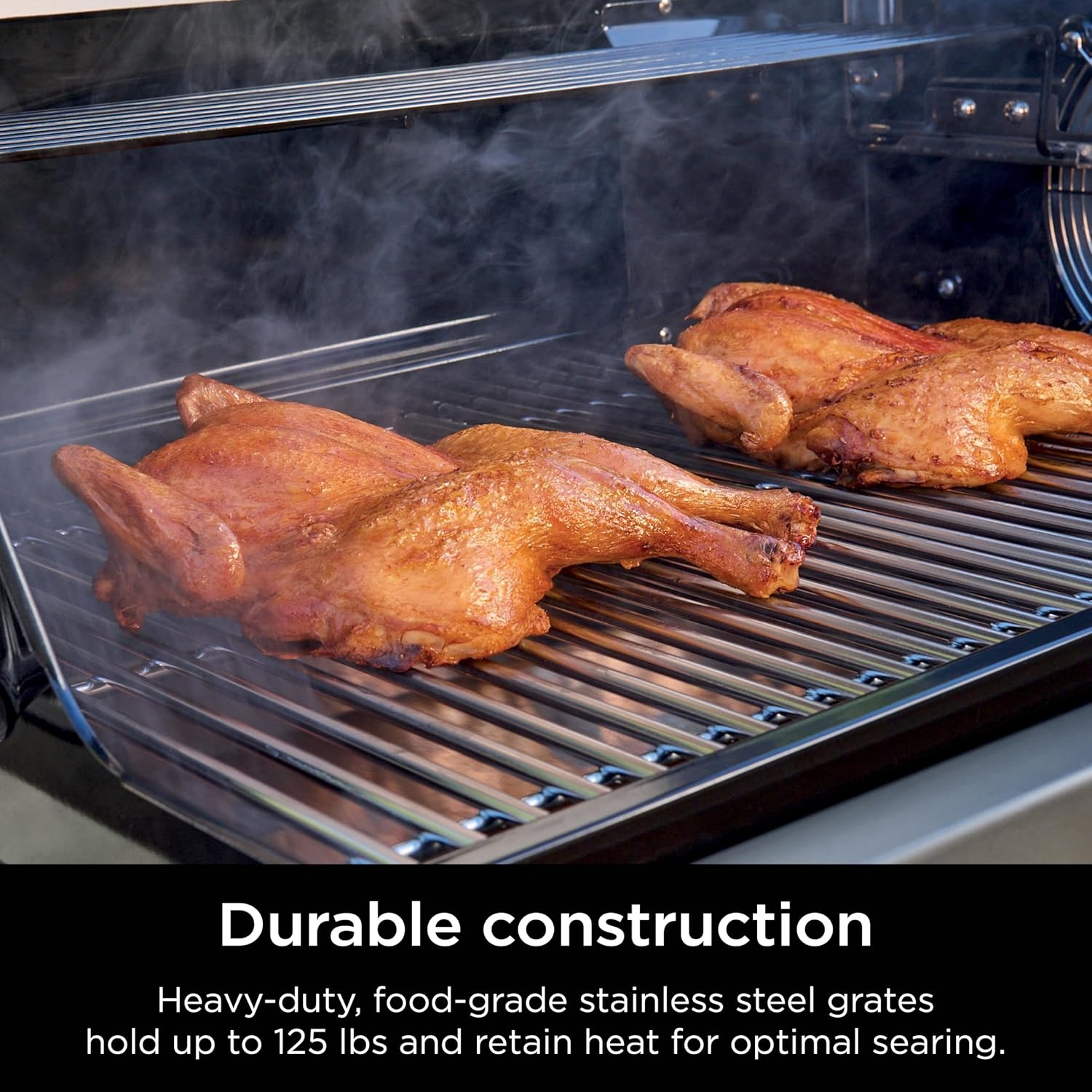 image:imageNinja FlexFlame Master Grill Pack Electric amp Propane 5in1 Cooking System Includes FlexFlame Premium Grill Grate Half Griddle Expandable Roast amp Smoke Rack