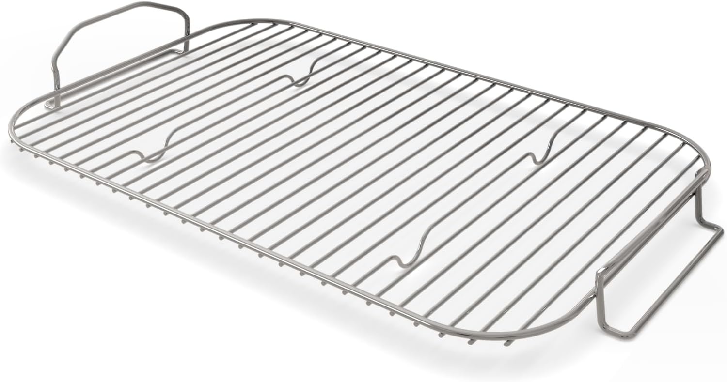 image:imageNinja Woodfire 4Rack Rib and Roast Smoking Bundle for OG800900 Grills Silver Steel