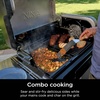 Ninja FlexFlame, Grill + Half Griddle Bundle with Electric & Propane Grill, Professional Grade Carbon Steel and grease Drain, Rust Resistant