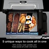 Ninja FlexFlame, Master Grill Pack, Electric & Propane 5-in-1 Cooking System Includes FlexFlame Premium, Grill Grate, Half Griddle, Expandable Roast & Smoke Rack