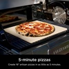 Ninja FlexFlame, Pizza Kit, Electric & Propane Grill, 5-in-1 Cooking System, Includes FlexFlame 16’’ Pizza Stone, Durable Cordierite & 16” Perforated Pizza Peel, Heat-Safe up to 600F, XL Surface