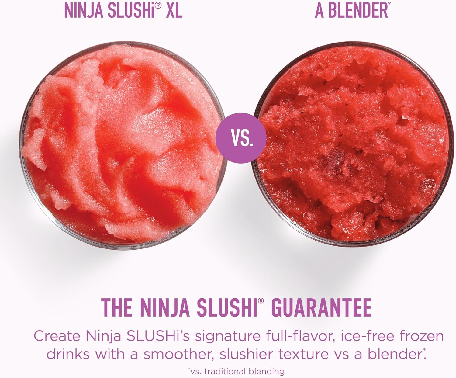 image:imageNinja SLUSHi XL Smart Frozen Drink Maker 10 Servings Pink Violet FS601PK1
