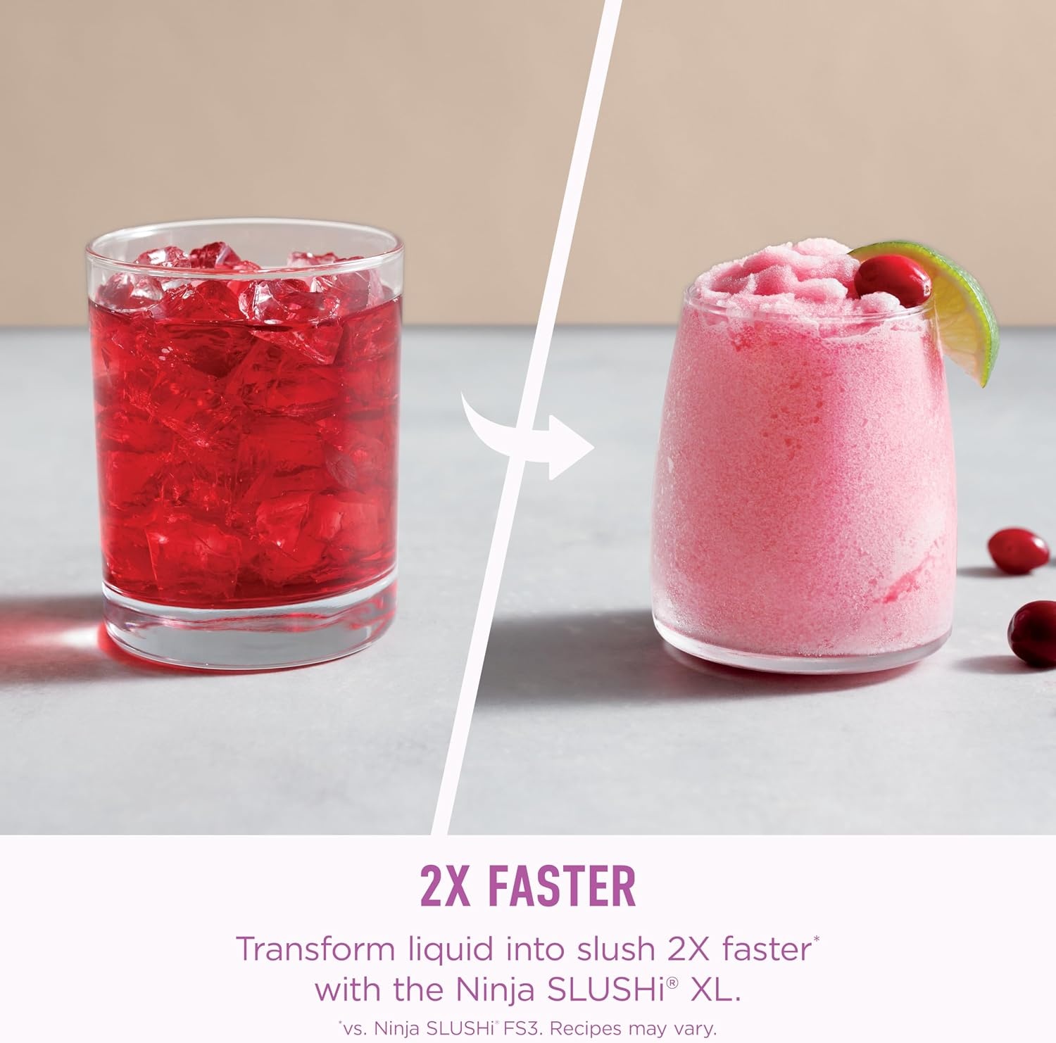 image:imageNinja SLUSHi XL Smart Frozen Drink Maker 10 Servings Pink Violet FS601PK1