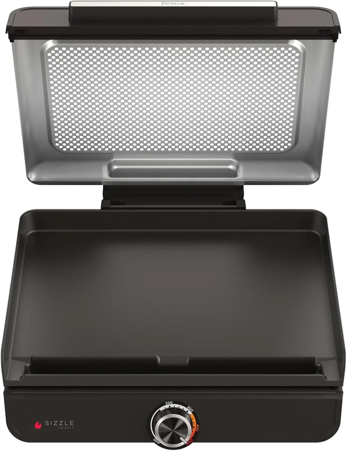 image:imageNinja Sizzle Indoor Griddle 14 Electric Grill For Eggs Burgers Bacon Pancakes Veggies and More Nonstick Dishwasher Safe 500F Even Cooking GR100