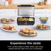 Ninja Sizzle Indoor Griddle, 14’’, Electric Grill, For Eggs, Burgers, Bacon, Pancakes, Veggies, and More, Nonstick, Dishwasher Safe, 500F, Even Cooking, GR100